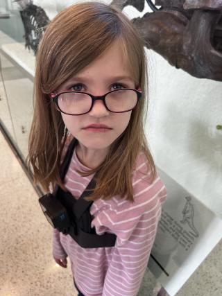 Ella was getting tired and not thrilled about wearing the GoPro. π€£